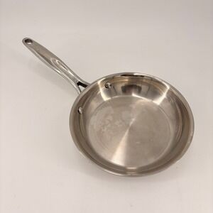 Pampered Chef Stainless Steel Skillet Fry Pan 8 Inch Nonstick Cookware